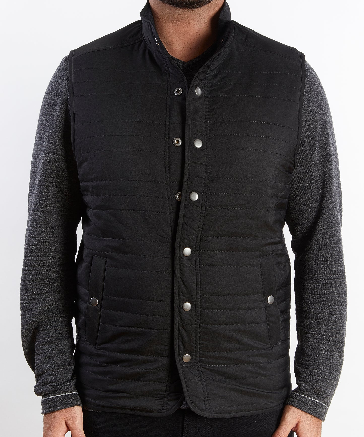 REVERSIBLE UTILITY QUILTED VEST