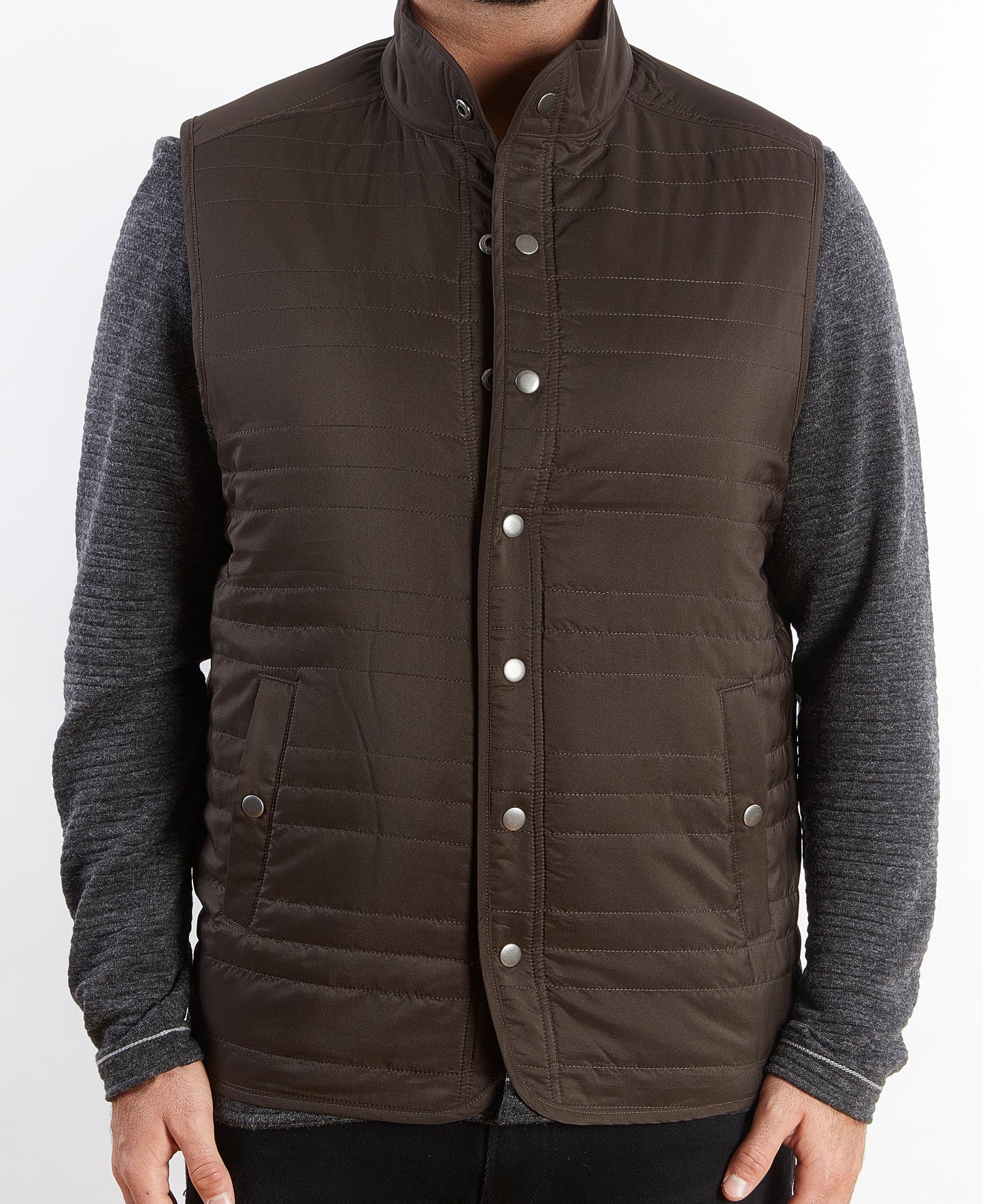 REVERSIBLE UTILITY QUILTED VEST