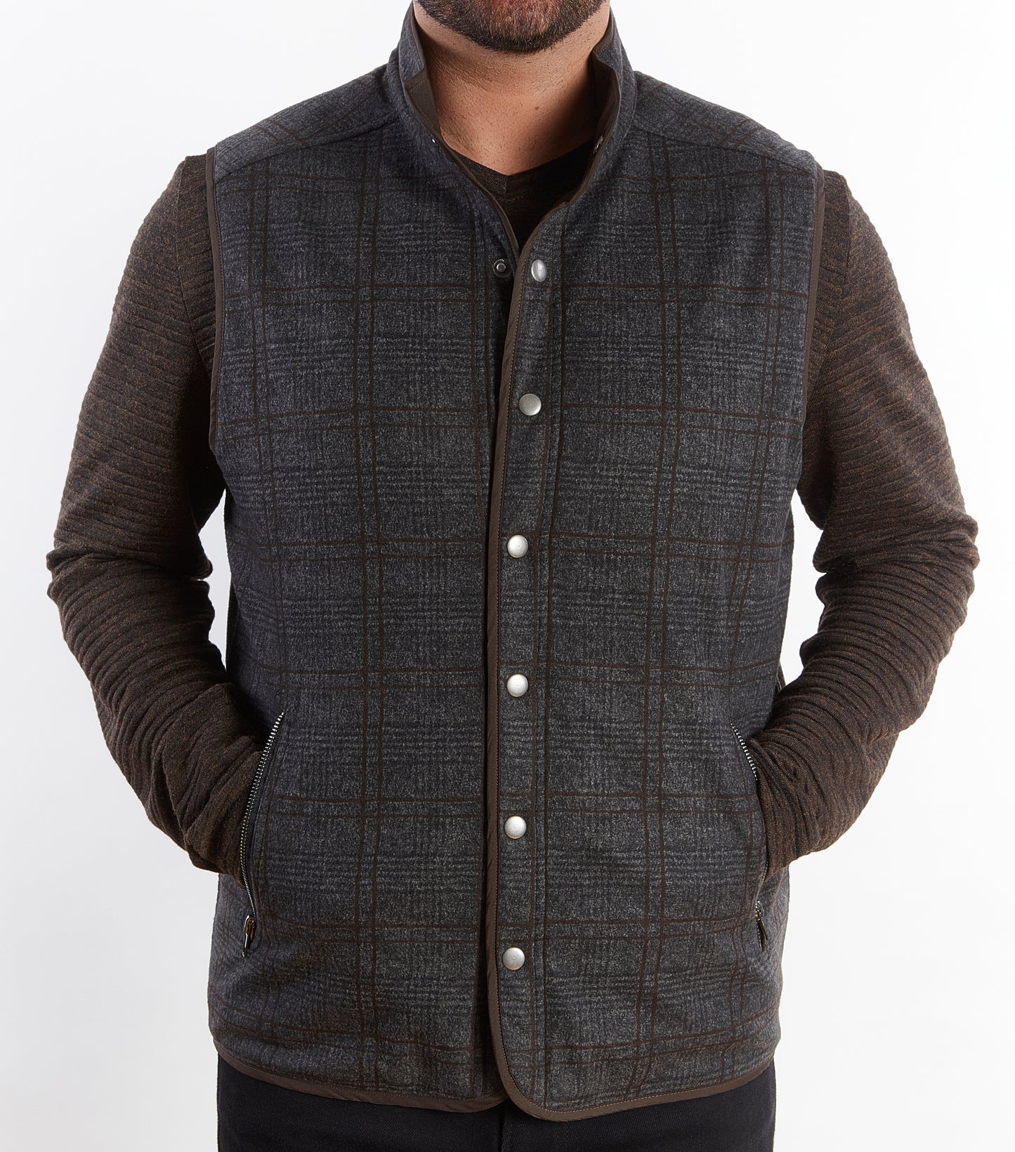 REVERSIBLE UTILITY QUILTED VEST