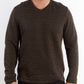 LUXE HEATHERED V NECK