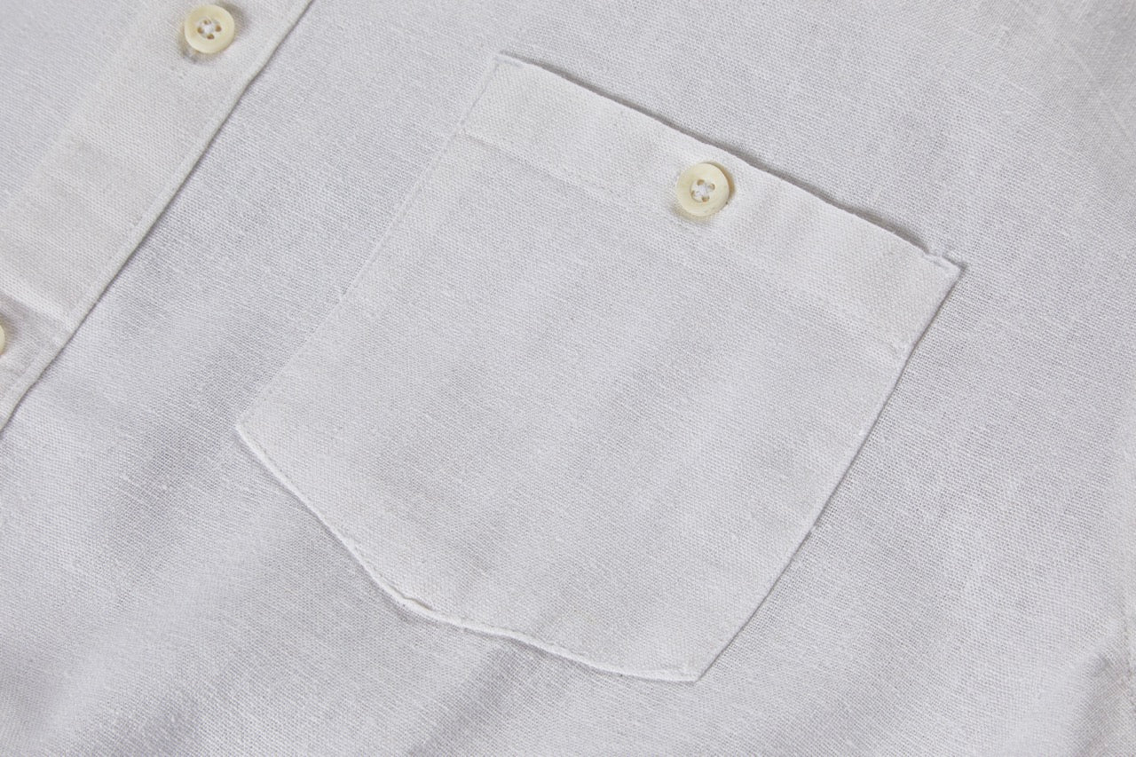 Pigment Washed Linen Shirt