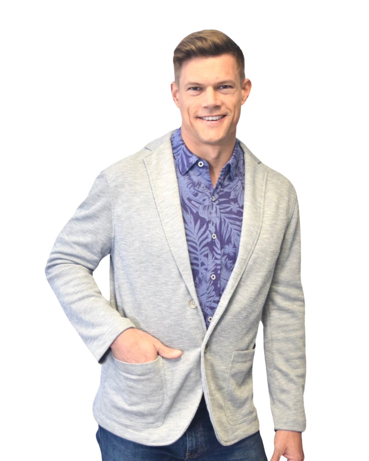 Manhattan Textured Knit Blazer